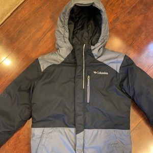 Boy’s size small Columbia hooded winter jacket.